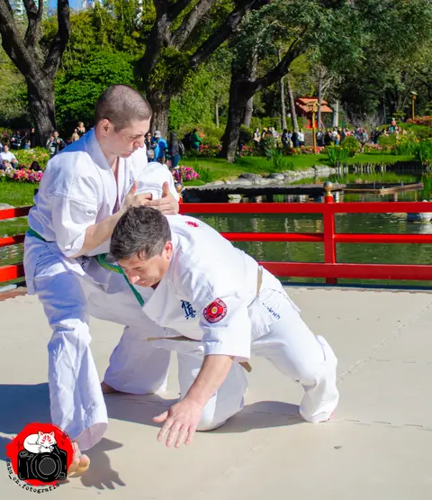 Aplicaciones de técnicas en parejas · Enbu en el Jardín Japonés 2024
