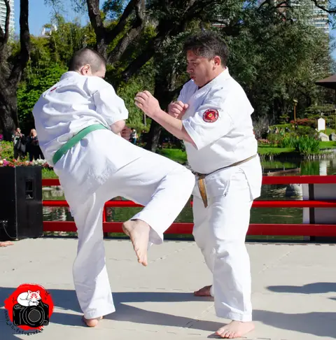 Aplicaciones de técnicas en parejas · Enbu en el Jardín Japonés 2024