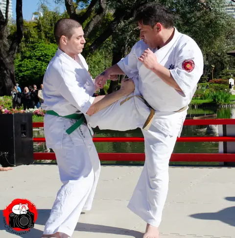 Aplicaciones de técnicas en parejas · Enbu en el Jardín Japonés 2024