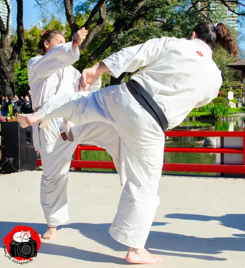 Aplicaciones de técnicas en parejas · Enbu en el Jardín Japonés 2024